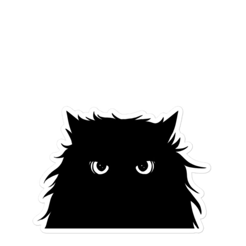 Black Cat Sticker - Image 3