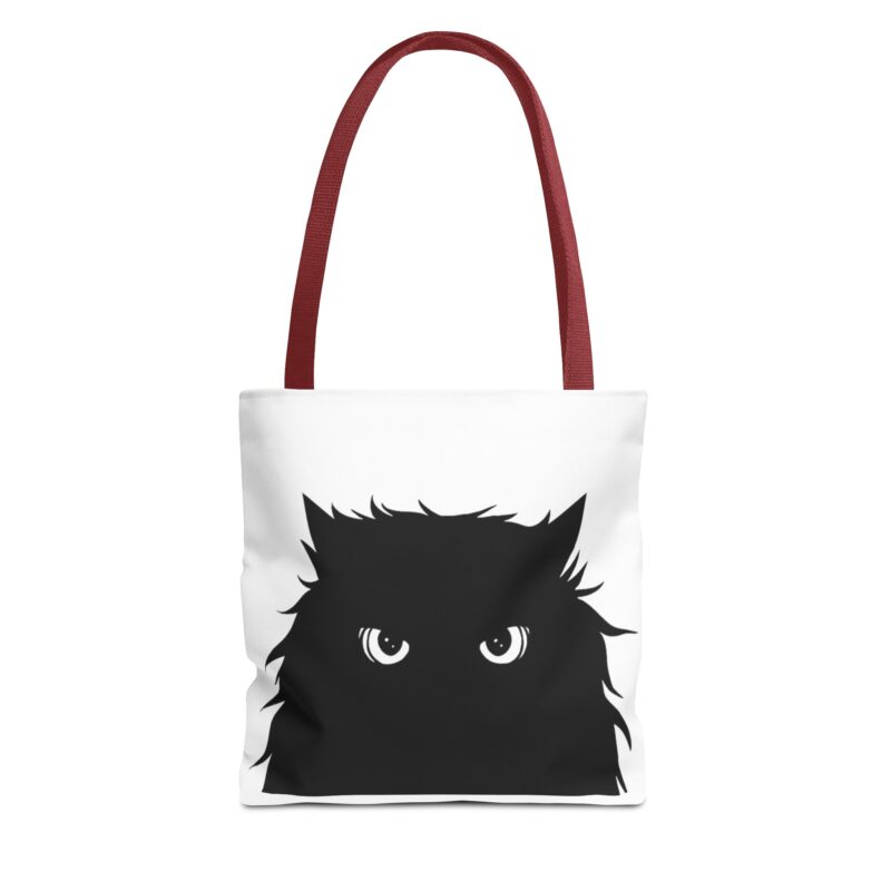 Trick or Treat Tote Black Cat Halloween Candy Bag - Image 5