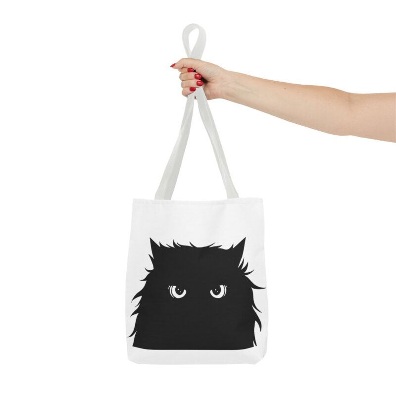 Trick or Treat Tote Black Cat Halloween Candy Bag - Image 12