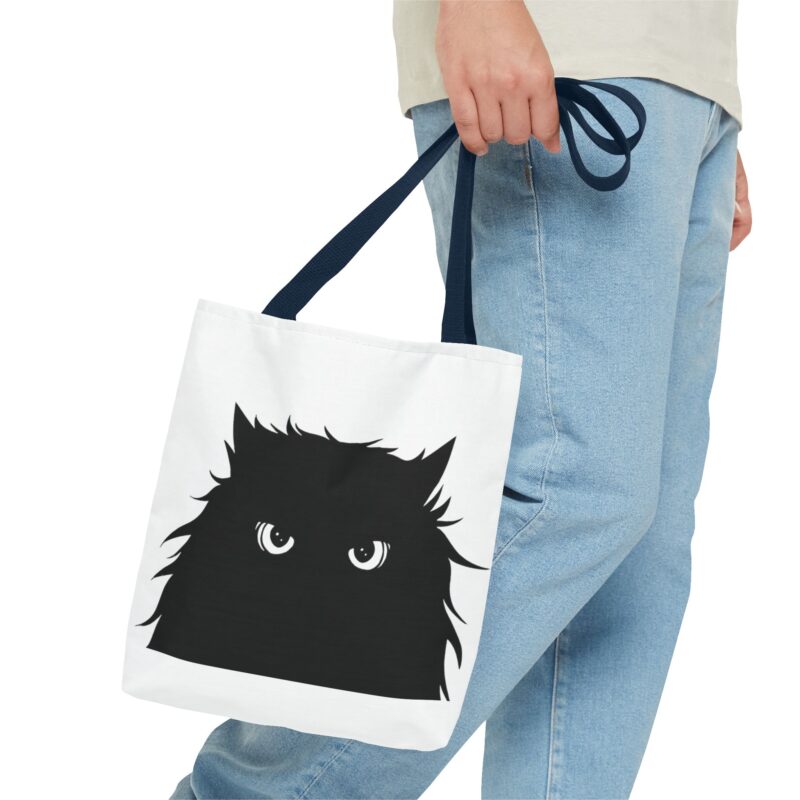 Trick or Treat Tote Black Cat Halloween Candy Bag - Image 19