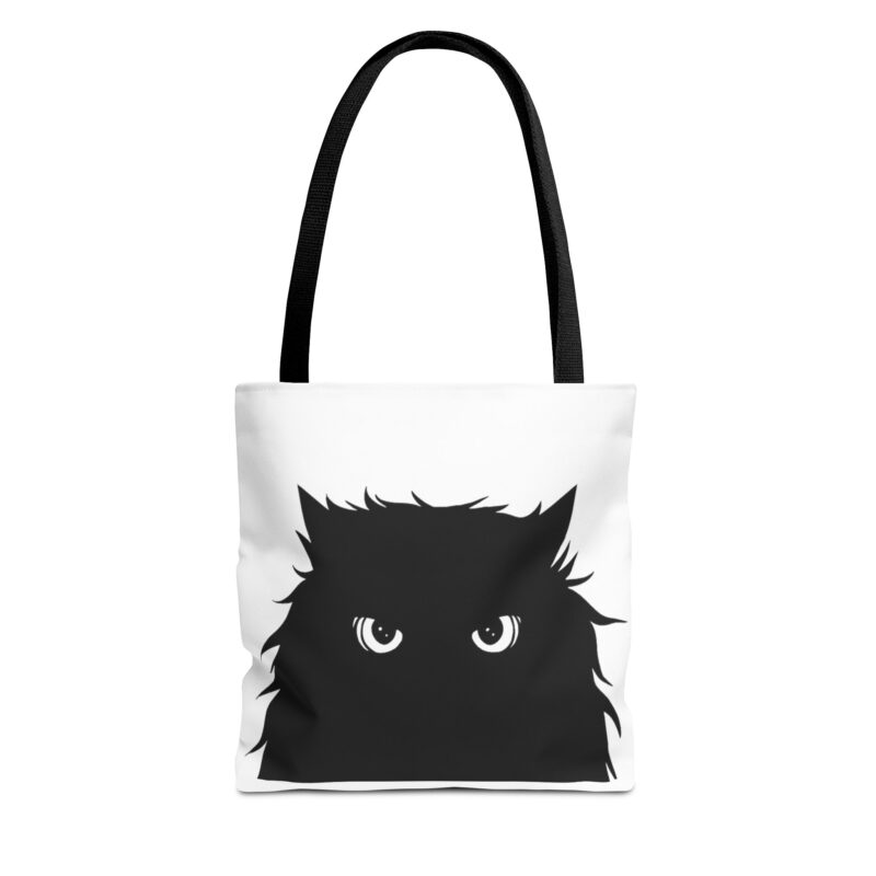 Trick or Treat Tote Black Cat Halloween Candy Bag