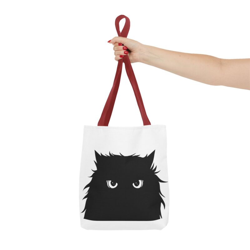 Trick or Treat Tote Black Cat Halloween Candy Bag - Image 8