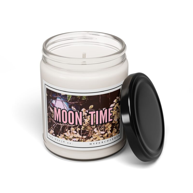 MOON TIME Candle, Moon Candle, Modern Candle, Glass Jar Candle, Magic Candle, Altar Candle, Witch Candle, 9oz Candle - Image 6