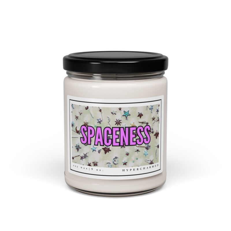 SPACENESS Scented Soy Candle, 9oz, Modern Candle, Glass Jar Candle, Magic Candle, Altar Candle, Witch Candle, 9oz Candle - Image 8