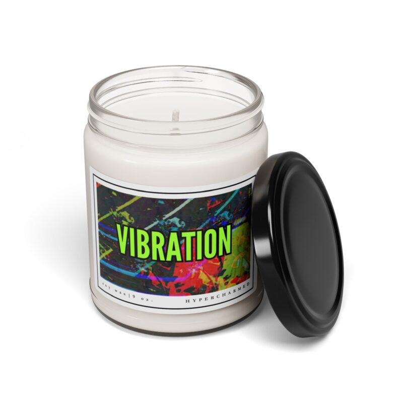 VIBRATION Modern Candle, Vibes Candle, Modern Candle, Glass Jar Candle, Magic Candle, Altar Candle, Witch Candle, 9oz Candle - Image 2